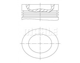 MOTOR PİSTON SEGMAN POLO-GOLF6-CADDY-JETTA-A3-LEON 79.51mm CAYA-CAYB-CAYC-CAYD-CFWA 1.2-1.6 TDI 0.50