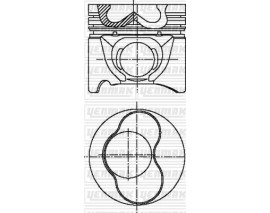 MOTOR PİSTON SEGMAN STD 1-2 PİSTON BORA-CADDY II-GOLF III-IV-PASSAT-POLO-A3-A4 1.9TDI 79.51mm