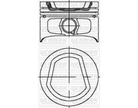 MOTOR PİSTON SEGMAN STD CORDOBA-IBIZA II-III-FELICIA I-II-OCTAVIA-GOLF III-POLO 1.6 92-04 81mm