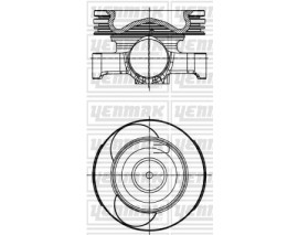 MOTOR PİSTON SEGMAN STD TALİSMAN 1.5 DCİ 76