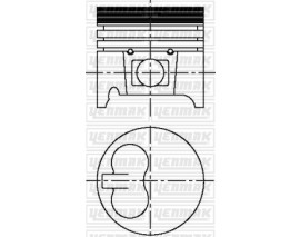 MOTOR PİSTON SEGMAN STD TUD5. VJX. VJY. VYZ 77.00mm