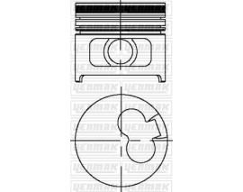 MOTOR PİSTON SEGMAN STD X17D ASTRA F-VECTRA A-COMBO B 82.5mm
