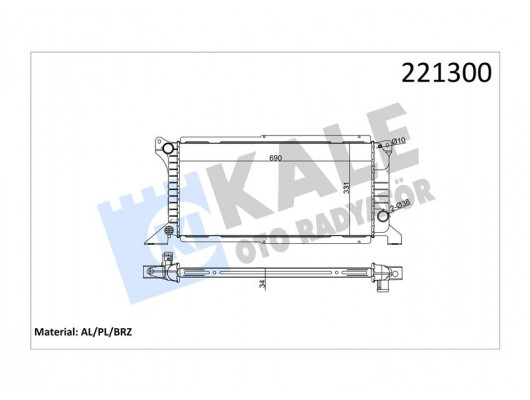 MOTOR RADYATORU AC TRANSIT TURBO T12 T15 2.5D 97 01 MANUEL UZUN TIP KLIMALI 1 SIRA ALB