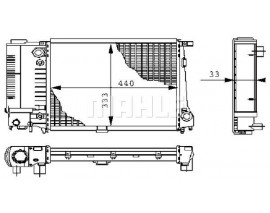 MOTOR SU RADYATORU BMW E36 E34