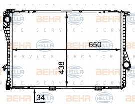 MOTOR SU RADYATORU BMW E38 E39
