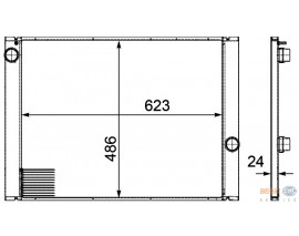 MOTOR SU RADYATORU BMW E60 07 10 PREMIUM LINE