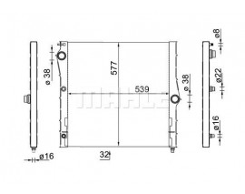 MOTOR SU RADYATORU BMW E70 11 13 F15 13 18 E71 E72 11 14