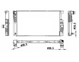 MOTOR SU RADYATORU BMW F10 F11 N20 OTOMATIK