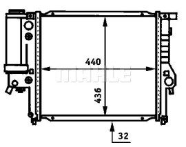 MOTOR SU RADYATORU BMW M40 E30 M50 M52 E36 OTOMATIK SANZ.