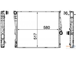 MOTOR SU RADYATORU BMW N47 N46 M54 M57 E83