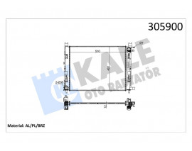 MOTOR SU RADYATORU CAPTUR I 12 CLIO IV 12 DOKKER 12 SYMBOL III 14 SANDERO II 12 0.9 TCE 1.2 TCE 1.5 DCI 1.6 506x414x18