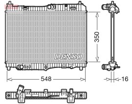 MOTOR SU RADYATORU FIESTA 08 12 VI 08 1.4 EFI AT 1.4 1.6 OTOMATIK ŞANZIMAN 350 538 16