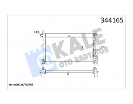 MOTOR SU RADYATORU FOCUS I 1.6 16V / 2.0 16V 98 04 OTOMATIK SANZM. 600 348 26