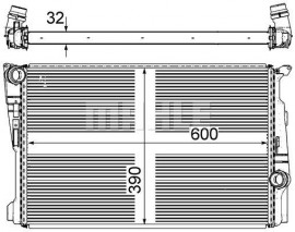 MOTOR SU RADYATORU MEKANIK SANZ. BMW F25 PREMIUM LINE