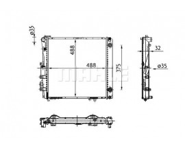 MOTOR SU RADYATORU MERCEDES S-CLASS M103 W126 85 91
