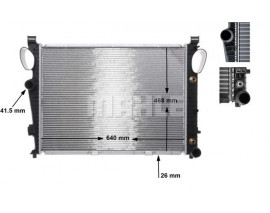 MOTOR SU RADYATORU MERCEDES S-CLASS M112 M272 W220 98 05