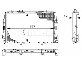 MOTOR SU RADYATORU MERCEDES S-CLASS W140 91 98