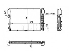 MOTOR SU RADYATORU MERCEDES S-CLASS W221 05 13