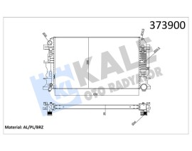 MOTOR SU RADYATORU MERCEDES SPRINTER B906 . VW CRAFTER 30-35-50 678X398X26