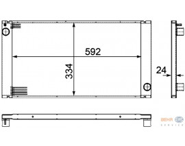 MOTOR SU RADYATORU MINI R56 R57 R58 R59 R60