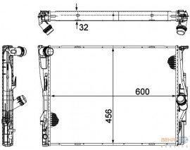 MOTOR SU RADYATORU OTO/MANUEL TAPASIZ BMW E81 E82 E87 E88 E90 E91 E92 E93 X1 E84 Z4 E89