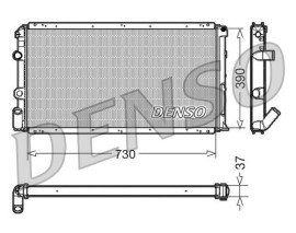 MOTOR SU RADYATÖRÜ RENAULT MASTER II 01 OPEL MOVANO 01 1.9dCi 2.5dCi 2.8 DTI MT AC-NAC BRAZING 730x388x32