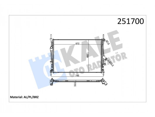 MOTOR SU RADYATORU TRANSIT V347 2.2TDCI 2.4TDCI 06 14