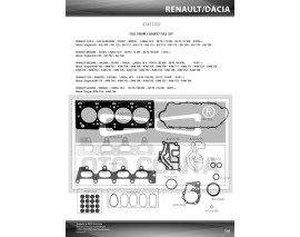 MOTOR TAKIM CONTASI MGN-CLIO-LGN-LOGAN 1.4-1.6 16V K4J-K4M KEÇELİ SUBAP LASTİKLİ