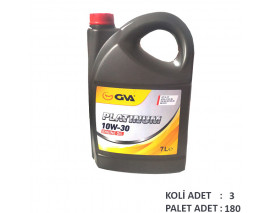 MOTOR YAĞI 10W30 7 LT PLATINUM TAM SENTETİK API SL/CF