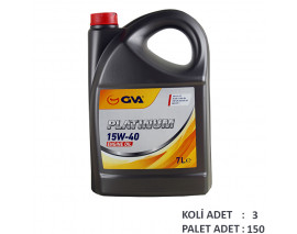 MOTOR YAĞI 15W40 7 LT PLATINUM MİNERAL API SL/CF