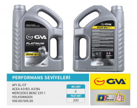 MOTOR YAĞI 20W50 4 LT PLATINUM MİNERAL API SL/CF