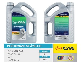 MOTOR YAĞI 4 LT 0W16 TAM SENTETİK API SP / SN-PLUS ILSAC GF-6B