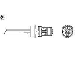 NGK 1845 OZA600-BM2 OKSİJEN SENSÖRÜ BMW E81 E87 116İ 04 591MM NGK 1846 / NGK 1847