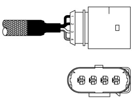OKSİJEN SENSÖRÜ GOLF IV-BORA-TOLEDO 1.6 98-01 0258005079
