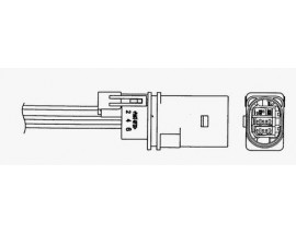 OKSİJEN SENSÖRÜ LZA15-GM1 ASTRA H 1.3 CDTİ 05 990mm