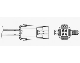 OKSİJEN SENSÖRÜ OZA531-GM1 VECTRA B-ZAFIRA A 2.2i 16V 00 660mm