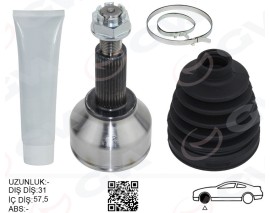 ÖN AKS KAFASI DIŞ SAĞ-SOL CUSTOM 2.2TDCI -2.0 ECOBLUE 12