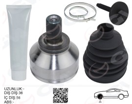 ÖN AKS KAFASI DIŞ SAĞ-SOL FOCUS II 03 11 C MAX 2.0TDCI 03 10 VOLVO S40 II 07 10 V50 07 10 T5