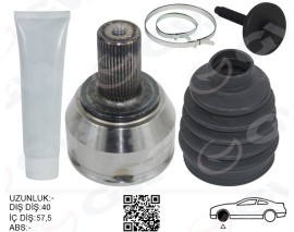 ÖN AKS KAFASI DIŞ SAĞ-SOL MONDEO 1.6 BENZINLI 07 14