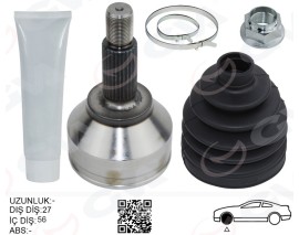 ÖN AKS KAFASI DIŞ SAĞ-SOL MONDEO III 2.0TDCI-2.0 BENZ. 00 07