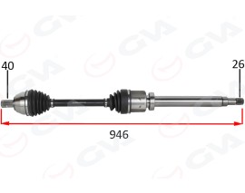 ÖN AKS KOMPLE SAĞ FORD MONDEO IV 2.0 TDCI-1.6 TDCI 07 14- GALAXY 2.0 TDCI 07 14 S-MAX 2.0 VOLVO S60 II D3-D4-D5 12 15 S80 II 2.5 T -2.0 TDCI -2.4 D- D5 V60 D3 -D4-D5-2.4 D5 V70 III D3