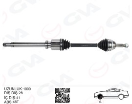 ÖN AKS KOMPLE SAĞ FORD TRANSIT V347 2.2TDCI 115PS -140PS 07 11