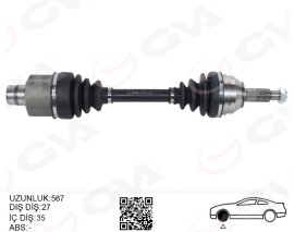 ON AKS KOMPLE SAG MONDEO I -II 1.6- 1.8- 2.0 93 00