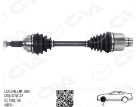 ON AKS KOMPLE SAG MONDEO III 1.8 - 2.0 16V- 2.0TDCI 00 07