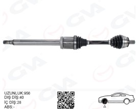 ÖN AKS KOMPLE SAĞ VOLVO S60 II 15 2.0 D-T6-T5 S80 II D4-T6 15 V60 I 13 V70 III 13 OTOM.SANZIMAN