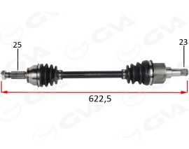 ÖN AKS KOMPLE SOL FORD FIESTA / FUSION 1.4TDCI / 1.6TDCI 02 11