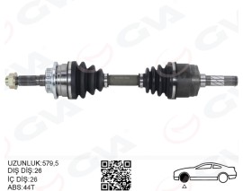 ON AKS SAG KOMPLE RANGER 2.5D -2.5TD 02 12 MAZDA B-SERIE 2.5 D 4WD 02 06 ABS LI 4 4