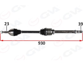 ÖN AKS SAĞ RENAULT MEGANE II BM0/1.CM0/1 2.0 M-T 02-08
