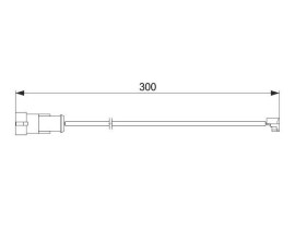 ÖN/ARKA BALATA FİŞİ İKAZ KABLOSU IVECO DAILY 99