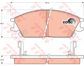 ÖN BALATA ACCENT 1.3 1.5 94-00 GETZ 02 EXCEL 90-95 S COUPE 92-96